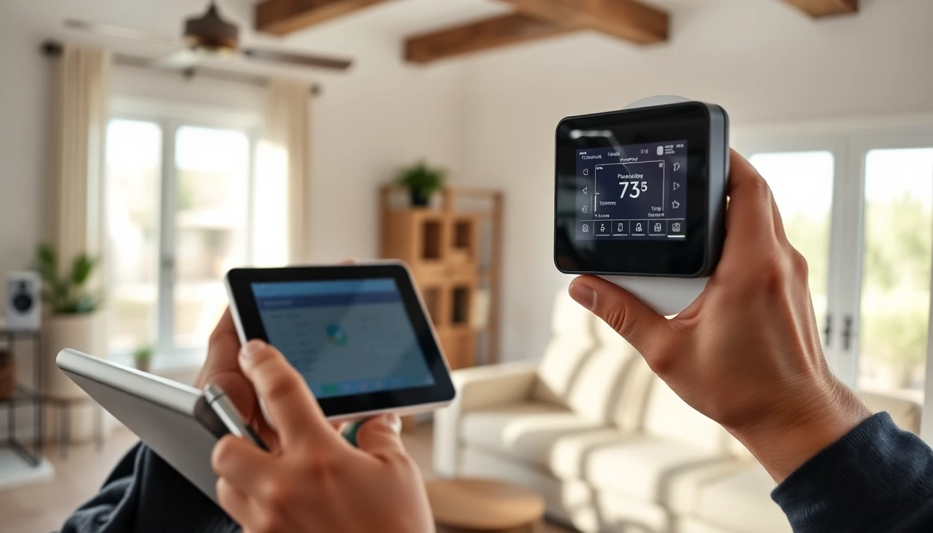 Thermostat installation